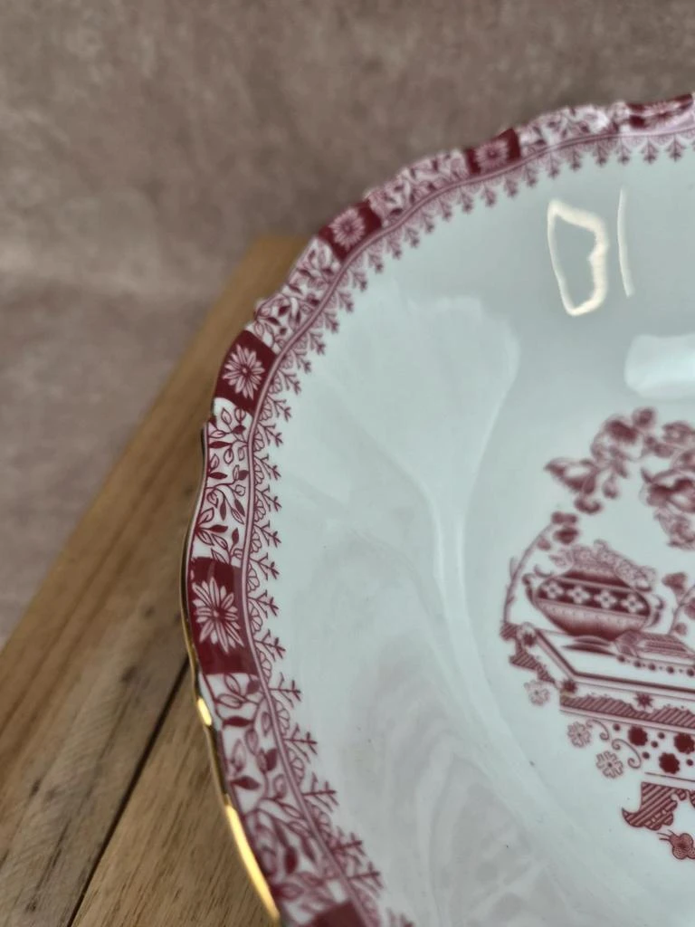 Ensaladera Seltmann Weiden Bavaria Theresia roja – Porcelana alemana vintage – photo 4